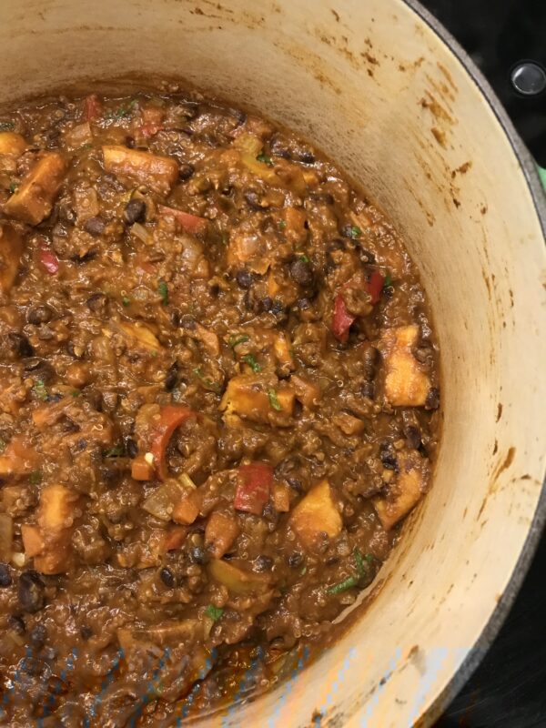 Sweet Potato and Quinoa Chili