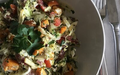 Chinese Cabbage, Fennel and Butternut Squash Salad
