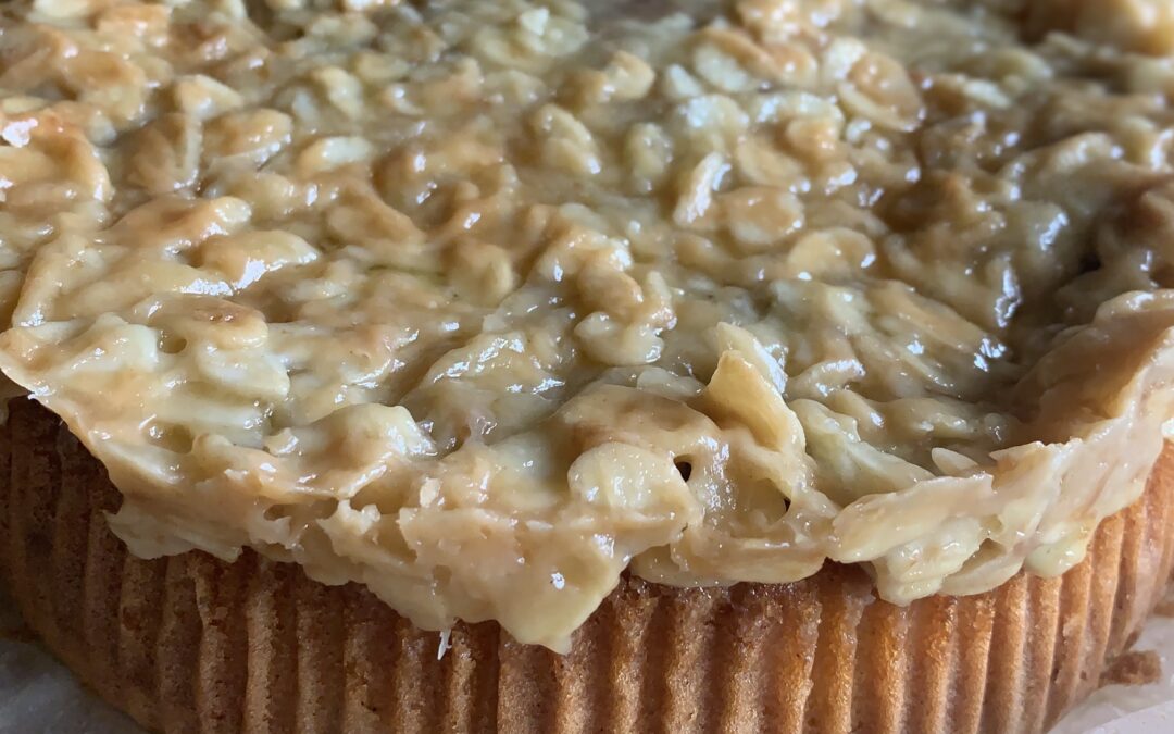 RHUBARB TOSCA CAKE