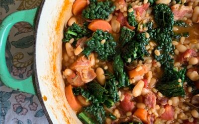 HEARTY VEGGIE, BACON AND BEAN STEW