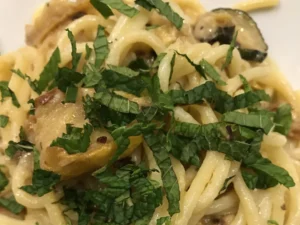 Spaghetti-with-courgette-mascarpone-mint-lemon-and-parmesan